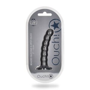 Ouch Beaded Silicone G-Spot Dildo 13 cm
