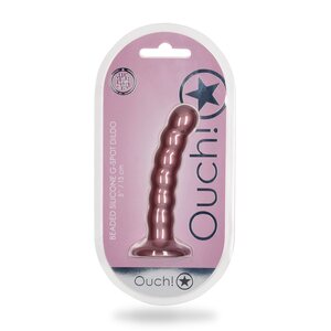 Ouch Beaded Silicone G-Spot Dildo 13 cm