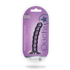 Ouch Beaded Silicone G-Spot Dildo 13 cm