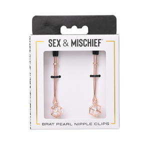 Sex & Mischief Brat Pearl Nipple Clips Nipple clamps