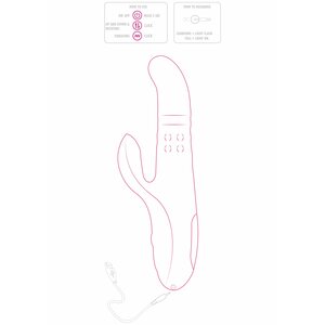 Toy Joy Venus Thrusting and Rotating Vibrator