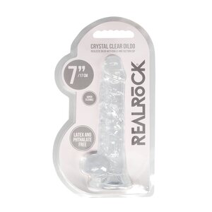 Real Rock RealRock Dildo 7" Clear