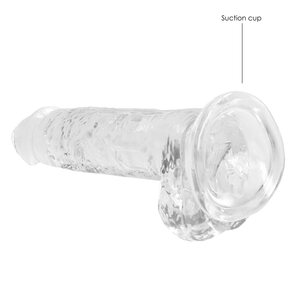 Real Rock RealRock Dildo 7" Clear