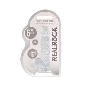 Real Rock RealRock Dildo 6" Clear