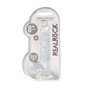 Real Rock RealRock Dildo 8" Clear