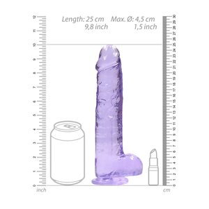 Real Rock RealRock Dildo 9" Lila