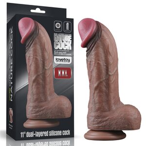Lovetoy Nature Cock XXL Dual Layered Silicone 28 εκ.