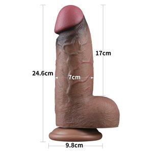 Lovetoy Nature Cock XXL Dual Layered Silicone 25 cm