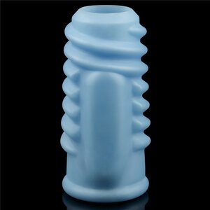 Lovetoy Vibrating Spiral Knights Ring Sininen