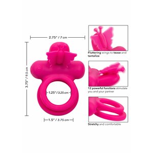 California Exotics Butterfly Dual Ring Penisrengas För par