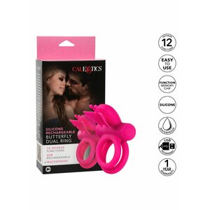 California Exotics Butterfly Dual Ring Penisrengas För par