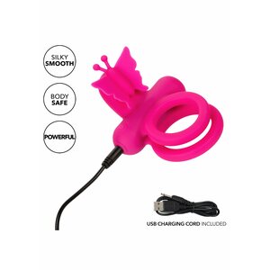 California Exotics Butterfly Dual Ring Penisrengas För par