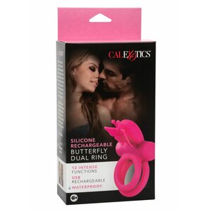 California Exotics Butterfly Dual Ring Penisrengas För par
