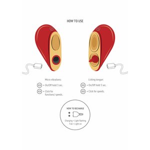 XOCOON Heartbreaker 2 in 1 Klitoriskiihotin