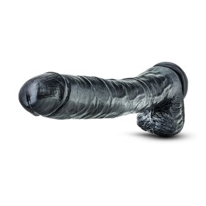 Blush Novelties Jet Dark Steel Carbon Metallic Dildo