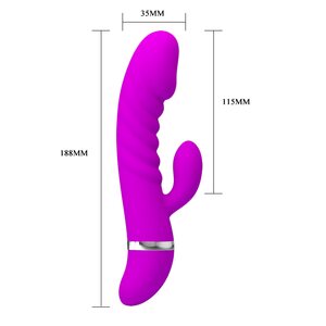 Tracy Vibrator With Clitoral Stimulator