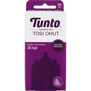 RFSU Tunto Tosi Ohut Kondomi 20 darab