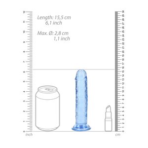 Real Rock Crystal Clear Dildo