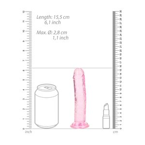 Real Rock Crystal Clear Dildo