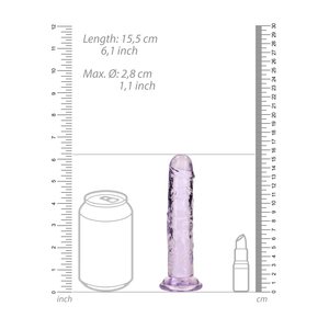 Real Rock Crystal Clear Dildo
