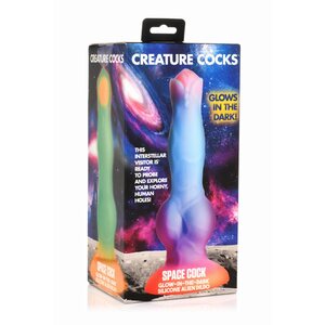 Glow In The Dark Silicone Alien Dildo