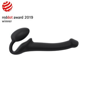 Strap On Me Silicone Bendable Strap-On Musta
