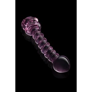 Dream Toys Glaze Glass Rosebud Spiral G-Spot Dildo