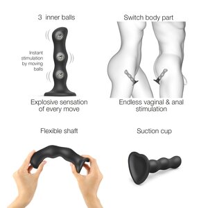 Strap On Me Dildo Geisha Balls