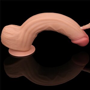 Lovetoy Dildo Sliding Skin Dual Layer Dong 30.4 cm