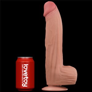 Lovetoy Dildo Sliding Skin Dual Layer Dong 30.4 cm