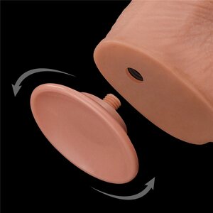 Lovetoy Dildo Sliding Skin Dual Layer Dong 34.2 cm