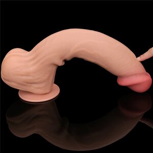 Lovetoy Dildo Sliding Skin Dual Layer Dong 35.56 cm