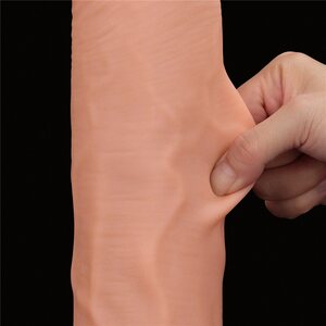 Lovetoy Dildo Sliding Skin Dual Layer Dong 35.56 cm