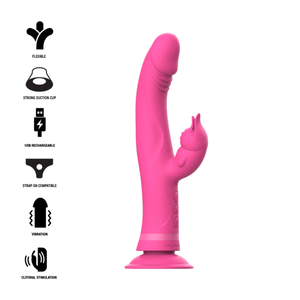 Intense Intense Julio Rabbit Vibrator med sugekop