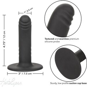 California Exotics Dildo Boundless 4.75" Ridged Musta