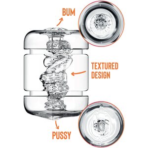 Private Crystal Clear Pussy & Bum Masturbator