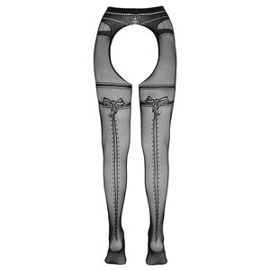 Cottelli Legwear Avosukkahousut Musta