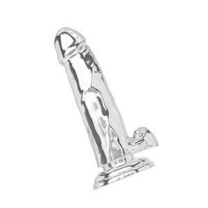 Toy Joy Clear Dildo with Balls 7 inch