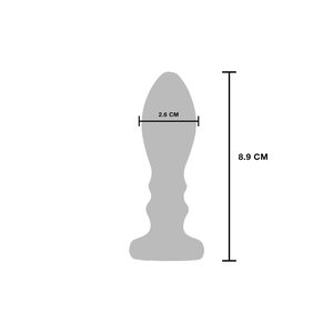 Toy Joy Buttocks The Slider Vibrating Metal Buttplug