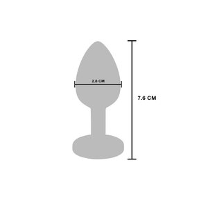 Toy Joy Buttocks The Slider Vibrating Metal Buttplug