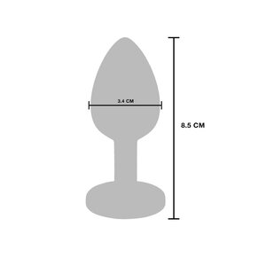 Toy Joy Buttocks The Slider Vibrating Metal Buttplug