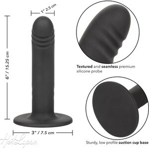 California Exotics Dildo Boundless 6" Ridged Musta