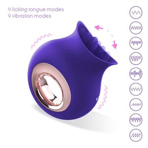 Action Licking Tongue Clitoral Massager