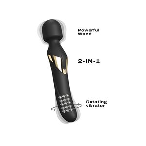Dorcel Dual Orgasms Gold Wand Vibrator