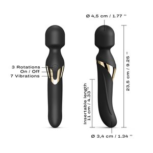 Dorcel Dual Orgasms Gold Wand Vibrator