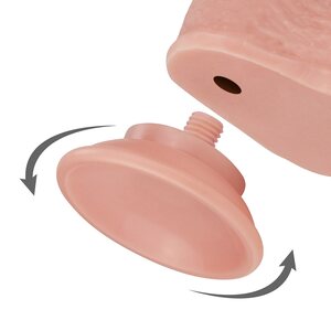 Lovetoy Dildo Sliding Skin Dual Layer Dong 20 cm