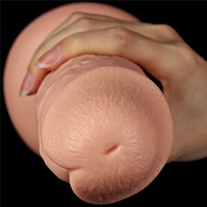 Dildo 28 cm Vaalea imukupilla