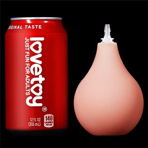 Laukeava Dildo Vaalea 28 cm
