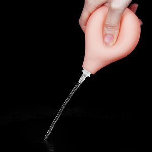 Laukeava Dildo Vaalea 28 cm