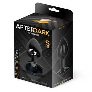 Afterdark Black Gem Metallic Butt Plug